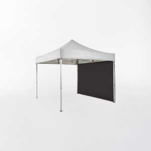 Ecotent Pavillon weiss E3 3x3m Seitenwand geschlossen (Oxford 250)