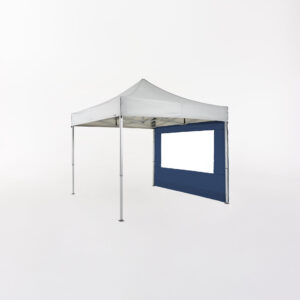 Ecotent Pavillon weiss E3 3x3m Seitenwand mit Fenster (Oxford 250)